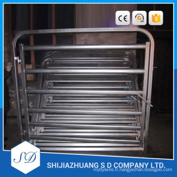 Best Selling Galvanized Steel Farm Fence 5 Bar Gate